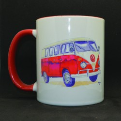Mug VW Combi T1 Rouge