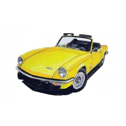 Triumph Spitfire Mk IV Jaune