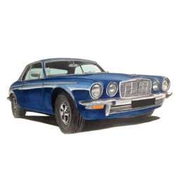 Jaguar XJ C Bleue