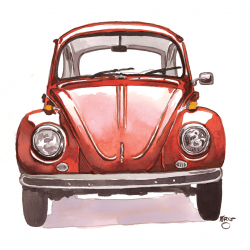 VW Volkswagen Coccinelle Rouge