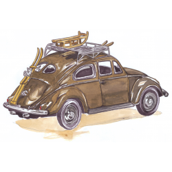 VW Volkswagen Coccinelle Brune