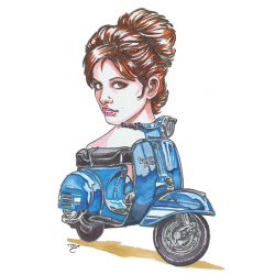 Vespa Bleue