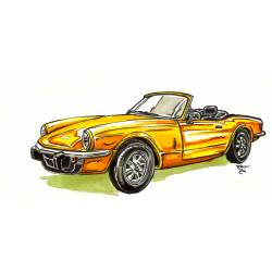 Triumph Spitfire 1500 Jaune