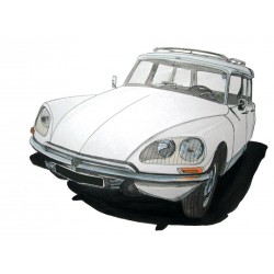 Citroën DS Break Blanche