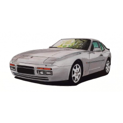 Porsche 944 Grise