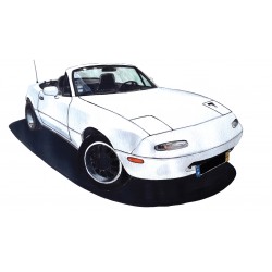 Mazda MX5 Blanche