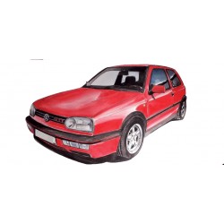 VW Volkswagen Golf GTi Rouge