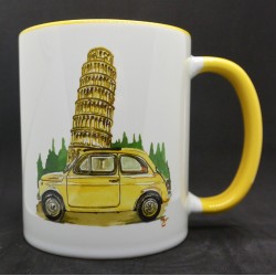 Mug Fiat 500 Tour de Pise