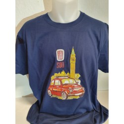 T-shirt - Fiat 500 rouge