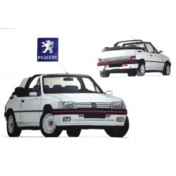 Peugeot 205 Blanche