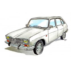 Renault 16 blanche