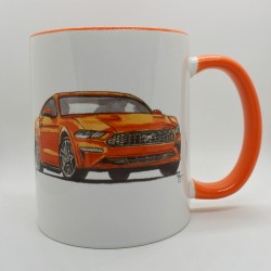 Mug Ford Mustang orange