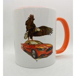 Mug Ford Mustang orange...