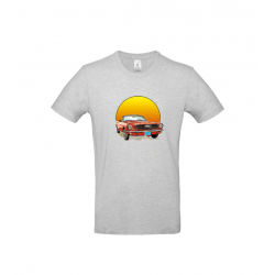 T-shirt Ford Mustang Rouge