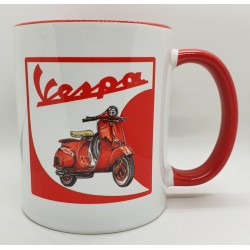 Mug - Vespa Rouge avec logo...