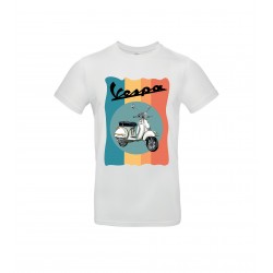 T-shirt Vespa Blanche