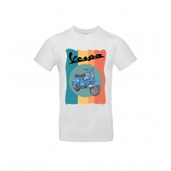 T-shirt Vespa Bleue