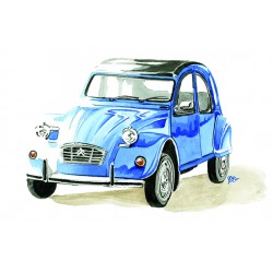 Citroën 2CV Bleue