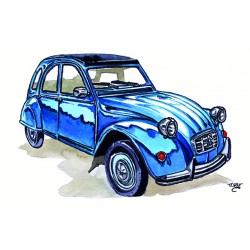 Citroën 2CV Bleue