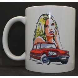 Mug Citroën DS Rouge