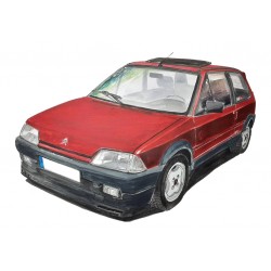 Citroën AX rouge