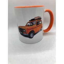 Mug Renault R4 orange