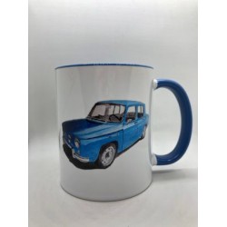 Mug Renault R8 bleu