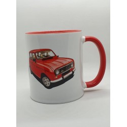 Mug Renault R4 rouge