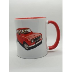 Mug Renault R4 rouge