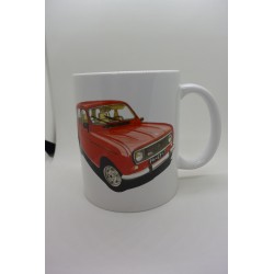 Mug Renault R4 rouge