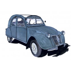 Citroën 2cv bleu