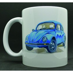 Mug VW Coccinelle bleue