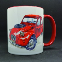 Mug Citroën 2CV Sahara Rouge