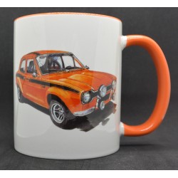 Mug Ford Escort Mexico Orange