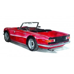 Triumph TR6 Rouge