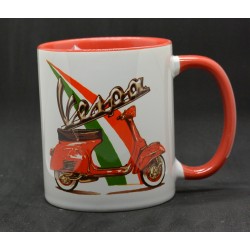 Mug - Vespa rouge avec logo...