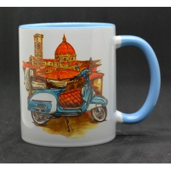 Mug - Vespa bleue