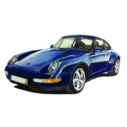 Porsche 993 Bleue