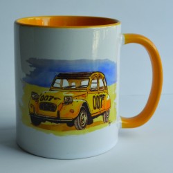 Mug Citroën 2CV 007 Jaune