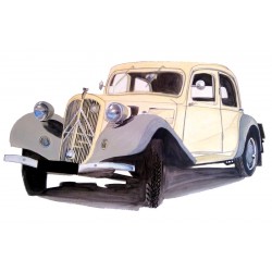 Citroën Traction Blanche