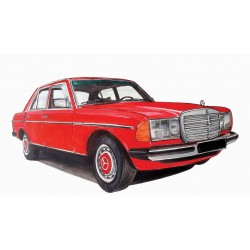 Mercedes 220D Rouge