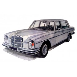 Mercedes 300 SEL Grise