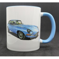 Mug Jaguar Type E bleue