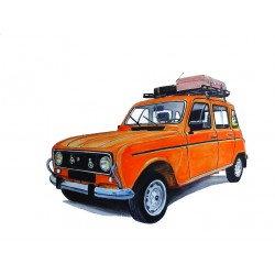 Renault R4 Orange