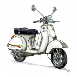 Vespa Blanche