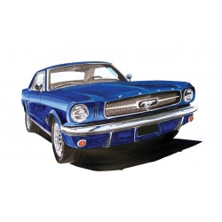 Ford Mustang Bleue